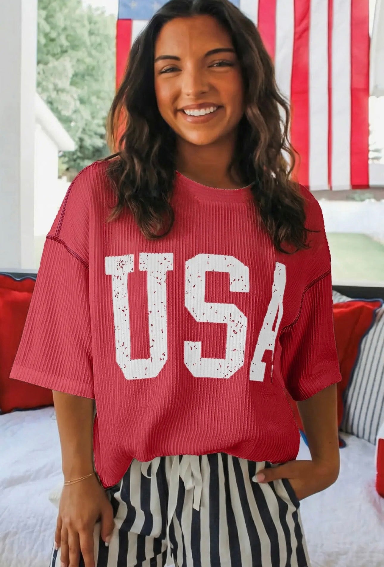 USA Raised Rib Top